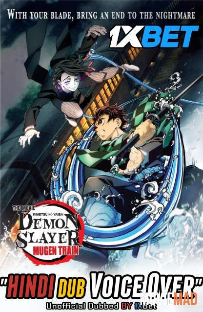 Demon Slayer: Mugen Train 2020 WEBRip Hindi Unofficial Dubbed 720p 480p [1XBET]